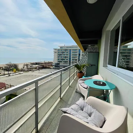 Roapart -sea View 2 La 1 Min De Plaja *